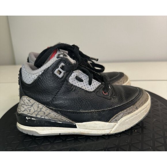 Air Jordan 3 Retro Black Cement 2024 Preschool Size 11c Dm0966-010 - Picture 1 of 7